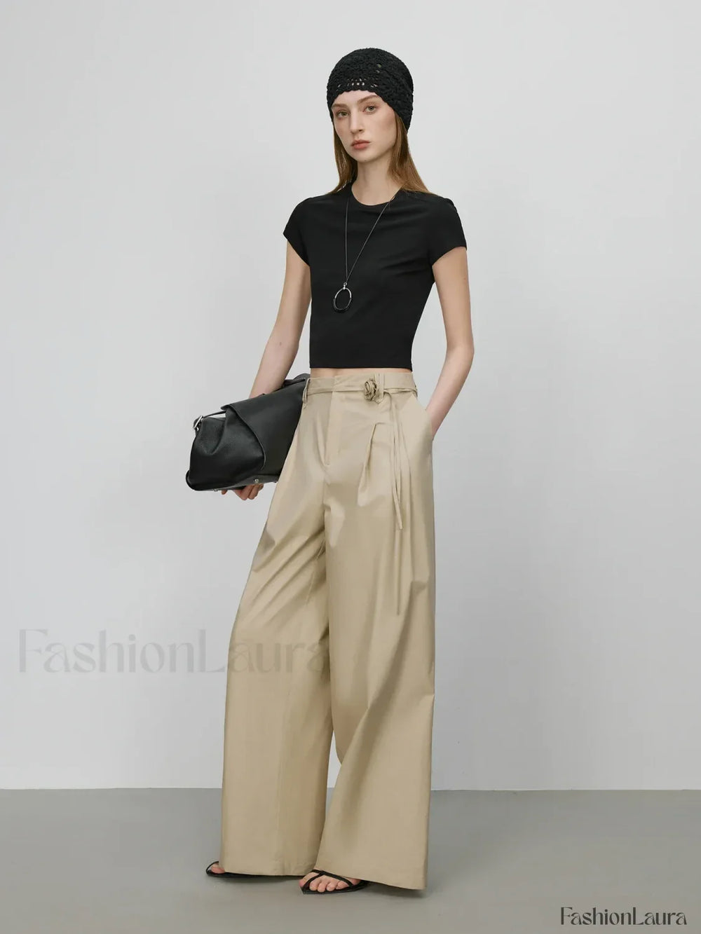 Ice Feel Slim Black Short Sleeve T Shirt