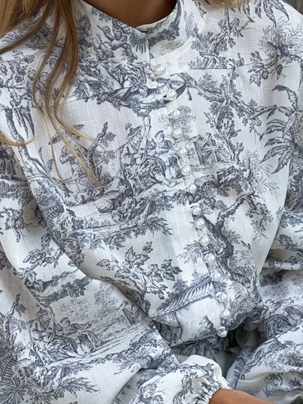 Ink Painting Print Tie Up A Line Short Dress Dresses