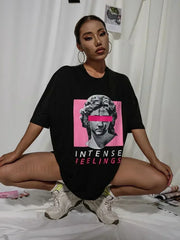 Intense Feelings Drop Shoulder T Shirt