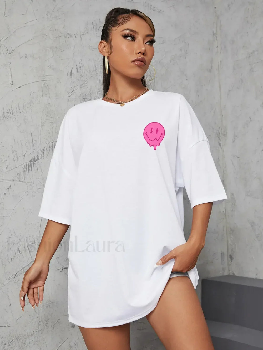 It’s Ok To Not Be Ok Letter Print Oversized T Shirt