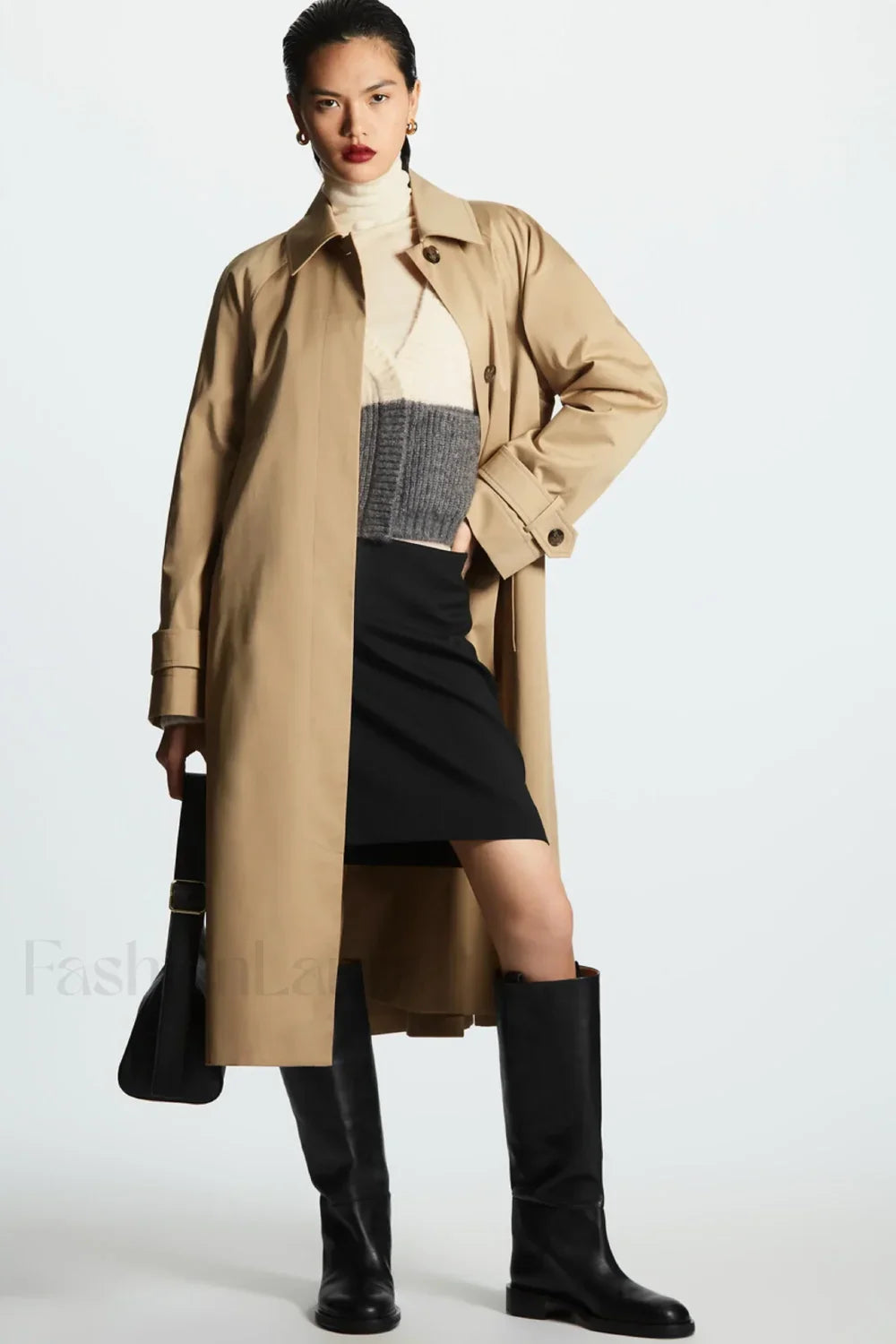 Jacquard Knit Wool Blend Cardigan