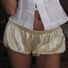 Kawaii Low Waist Bloomer Balloon Style Casual Short