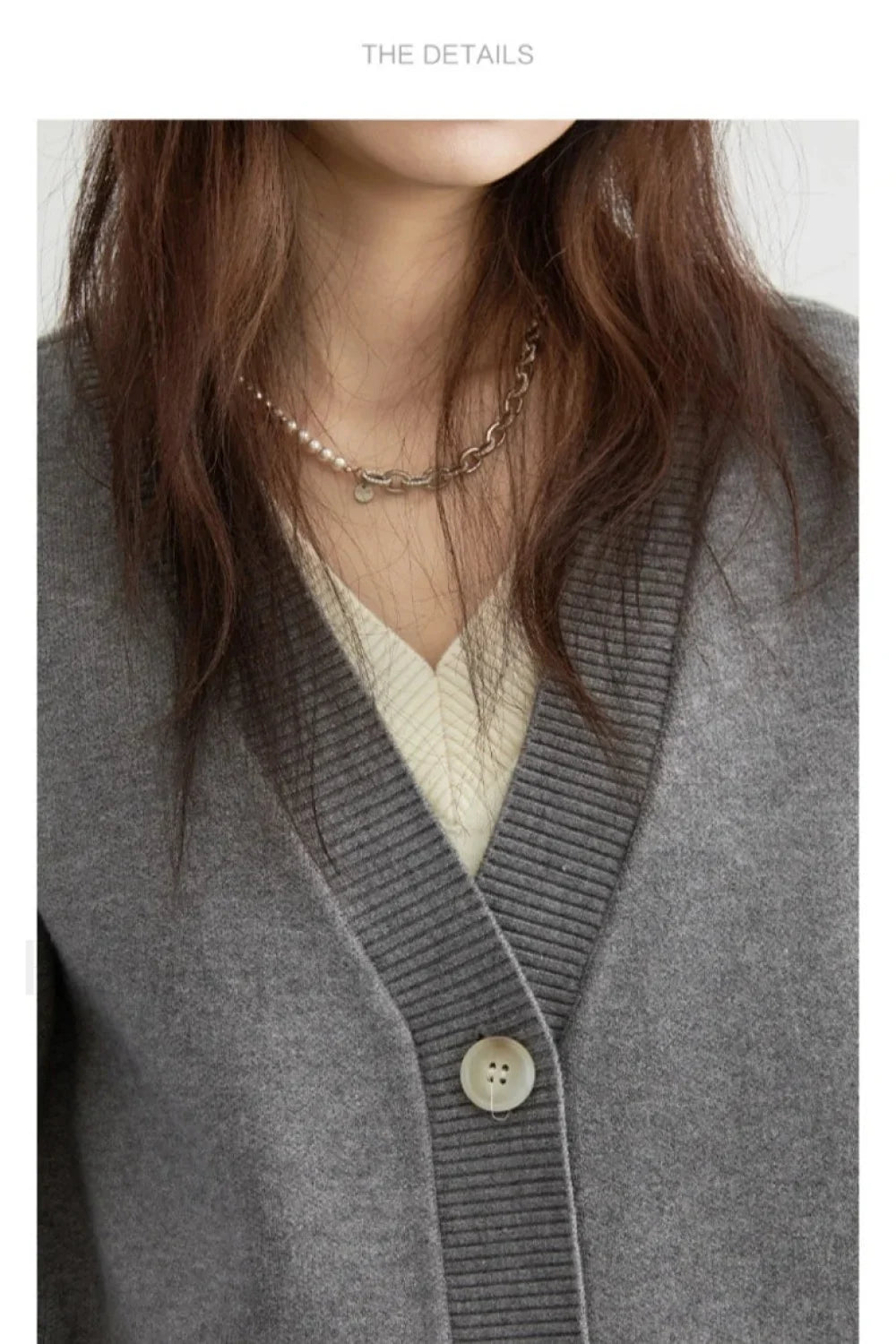 Korean Style Long Sleeve Cardigan