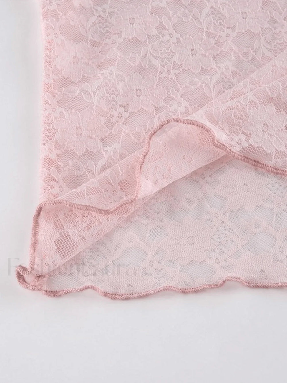 Lace Patchwork Crop Blouse Shirts