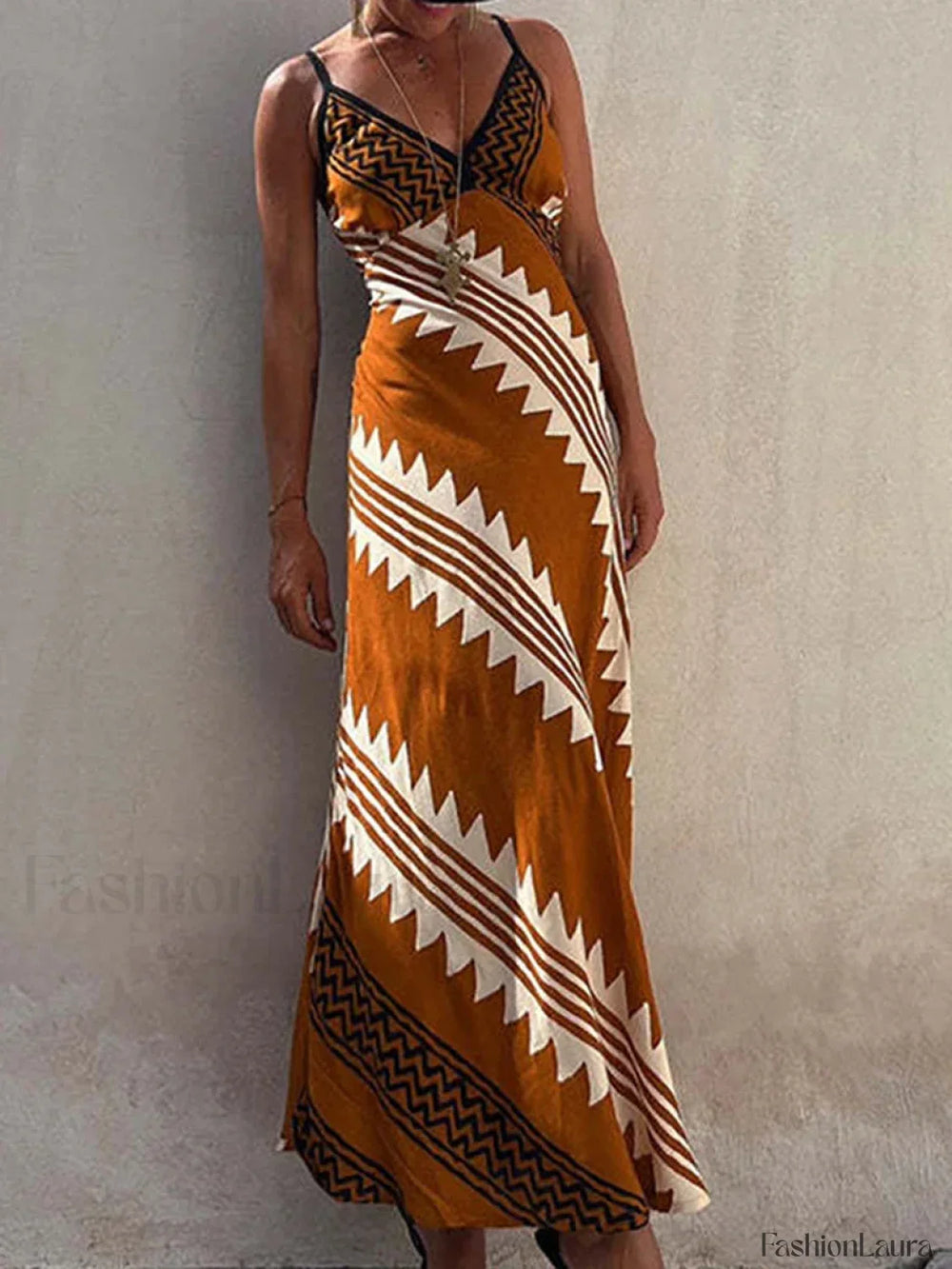 Lace Patchwork Deep V Boho Dress creamy white / S