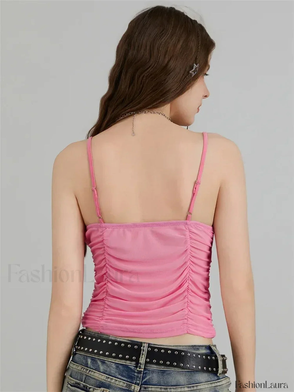 Lace Trim Harajuku Crop Top