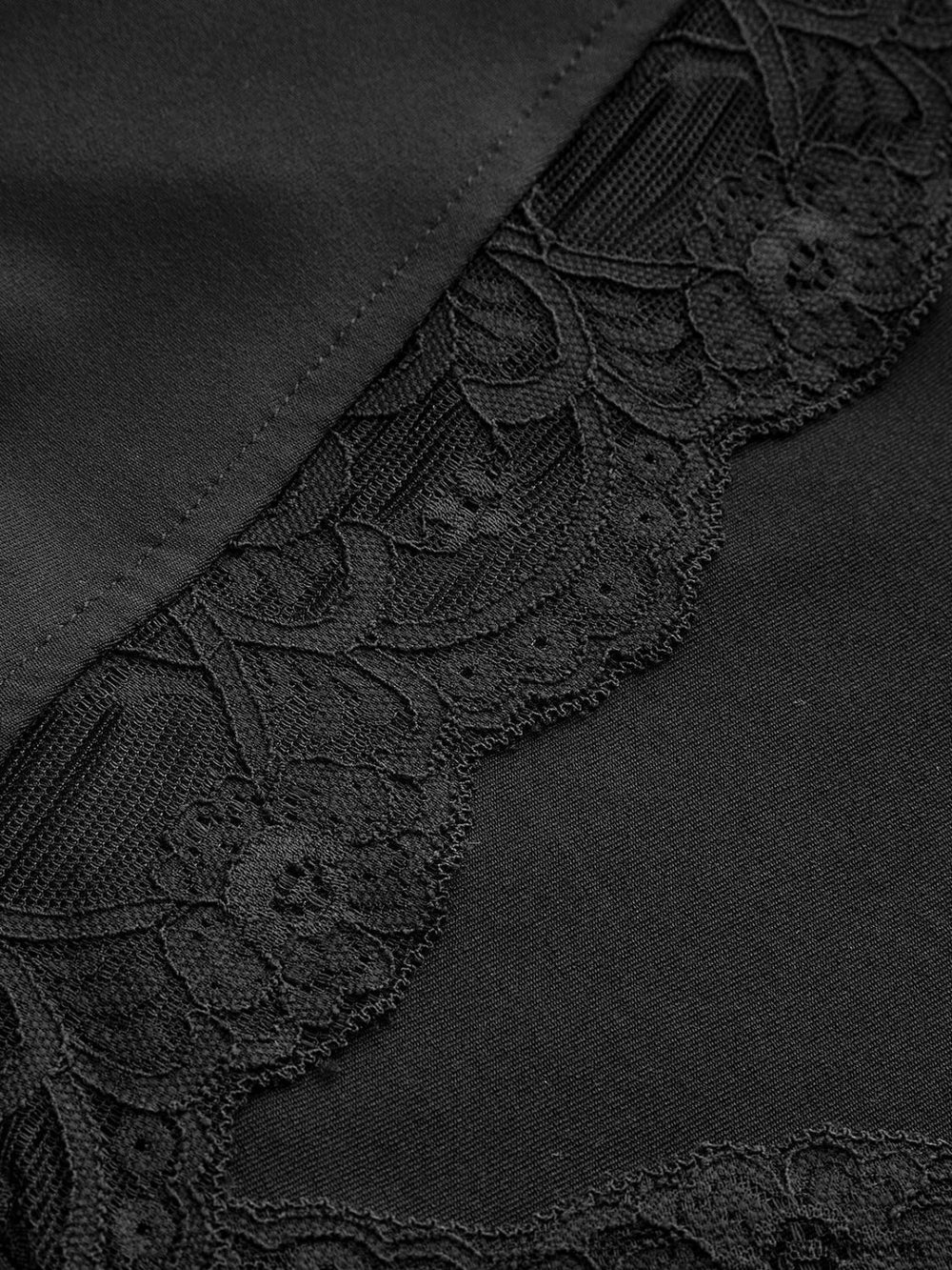 Lace Trim V Neck T Shirt T Shirts