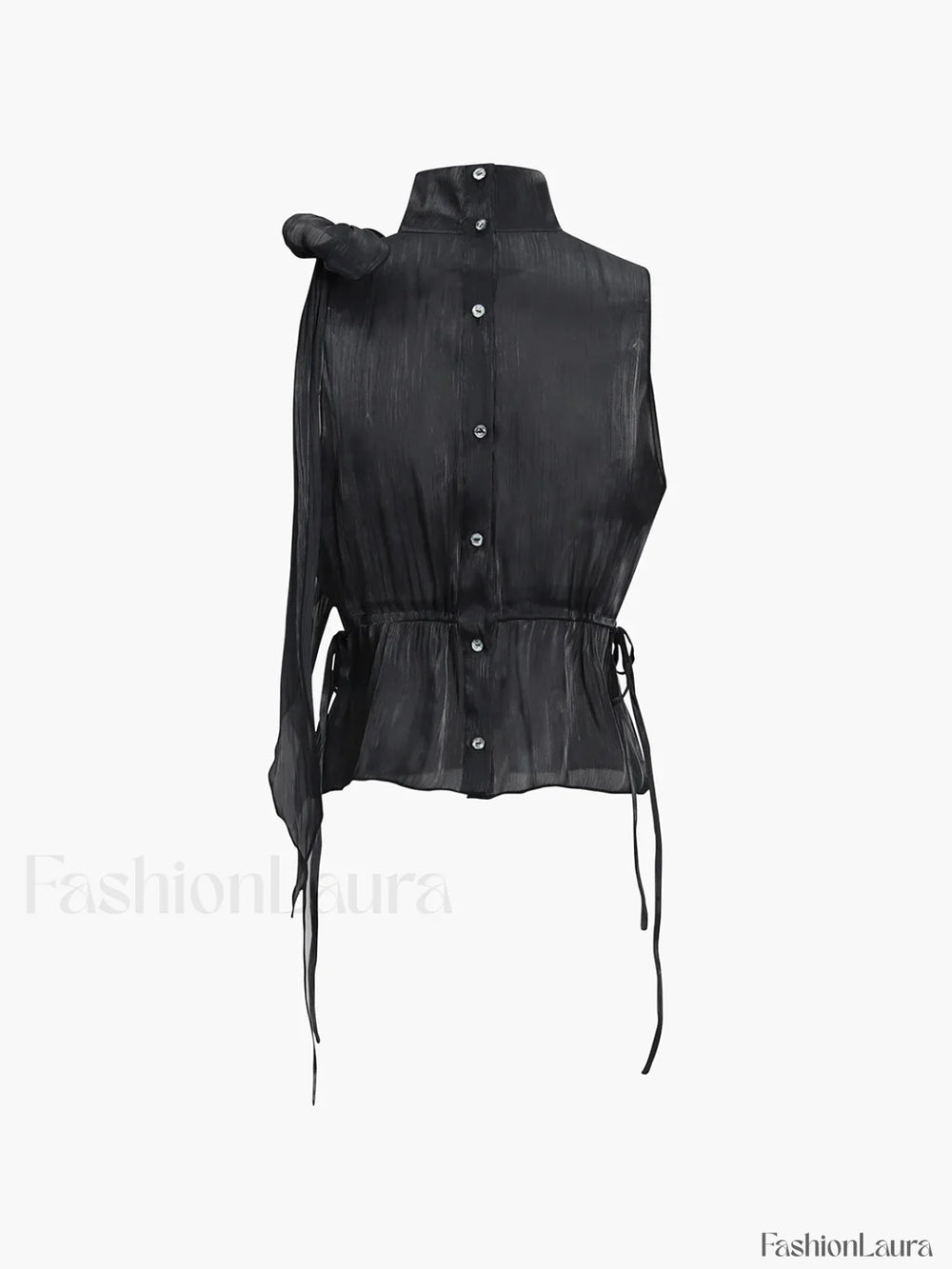 Lace Up Bow Trendy Sleeveless Tank Top Tank Tops & Camis