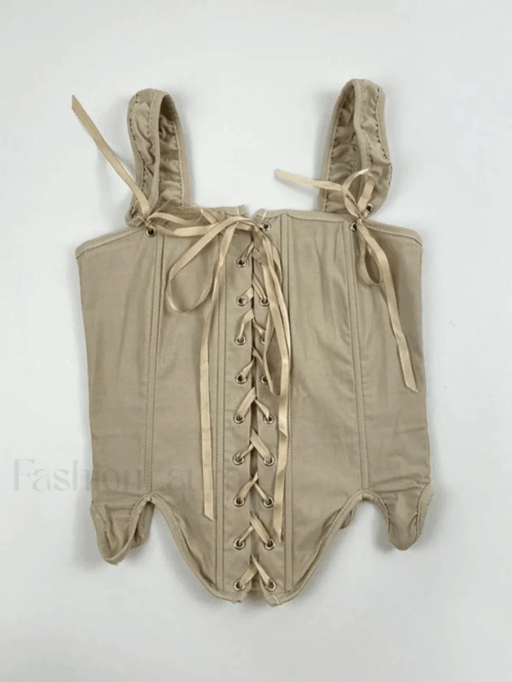 Lace Up Corset Top Tops&Tees