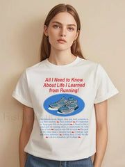 Learn Run Oversized Hiking Wilderness T Shirt