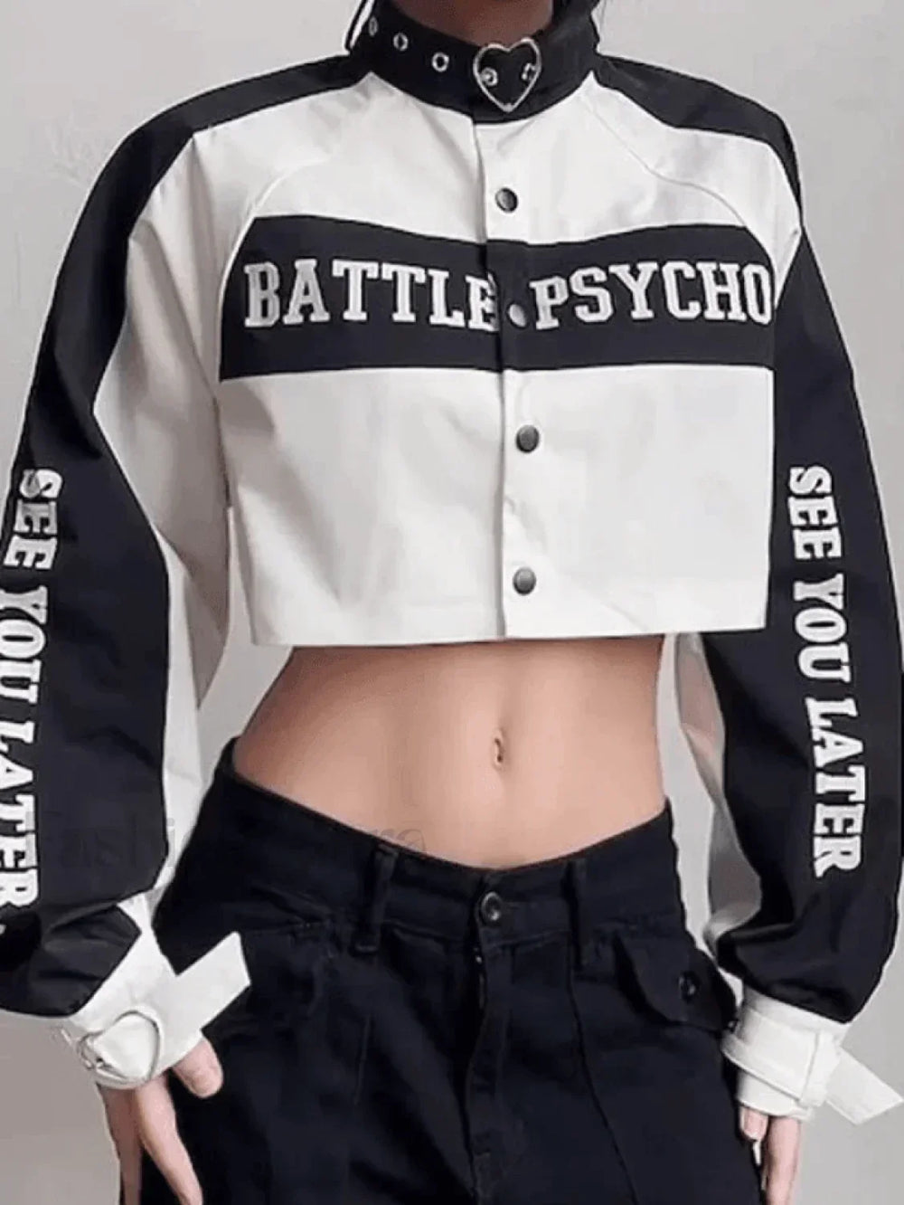 Letter Graphic Color Block Zip Up Hoodie Jackets