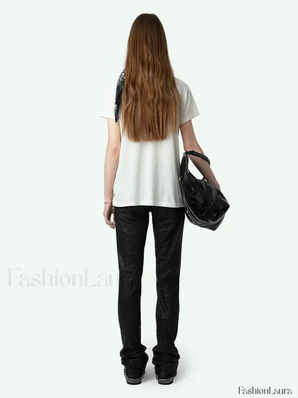 Letter Wings Printed T Shirt