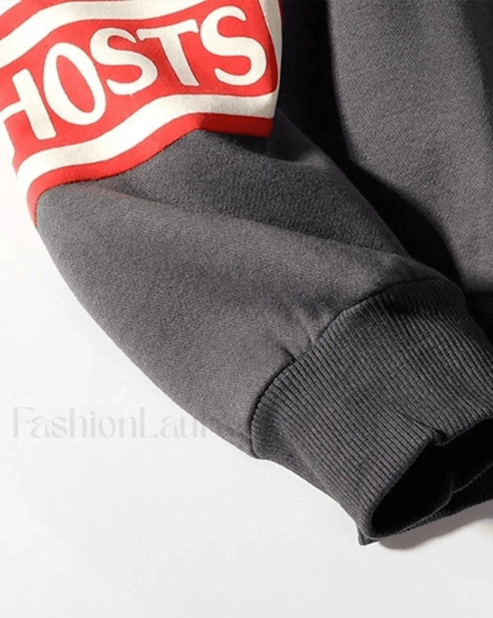 Letters Printed Long Sleeve Hoodie Sweatshirts & Hoodies L