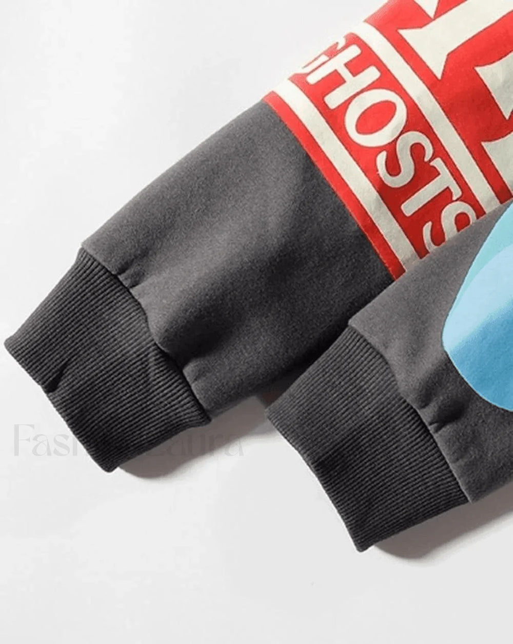 Letters Printed Long Sleeve Hoodie Sweatshirts & Hoodies L