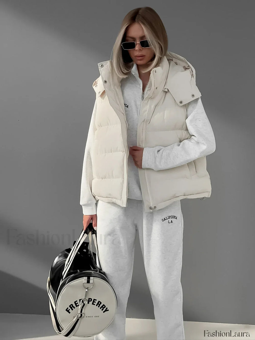 Lightweight Quilted Graceful Puffer Down Coat Down Coats