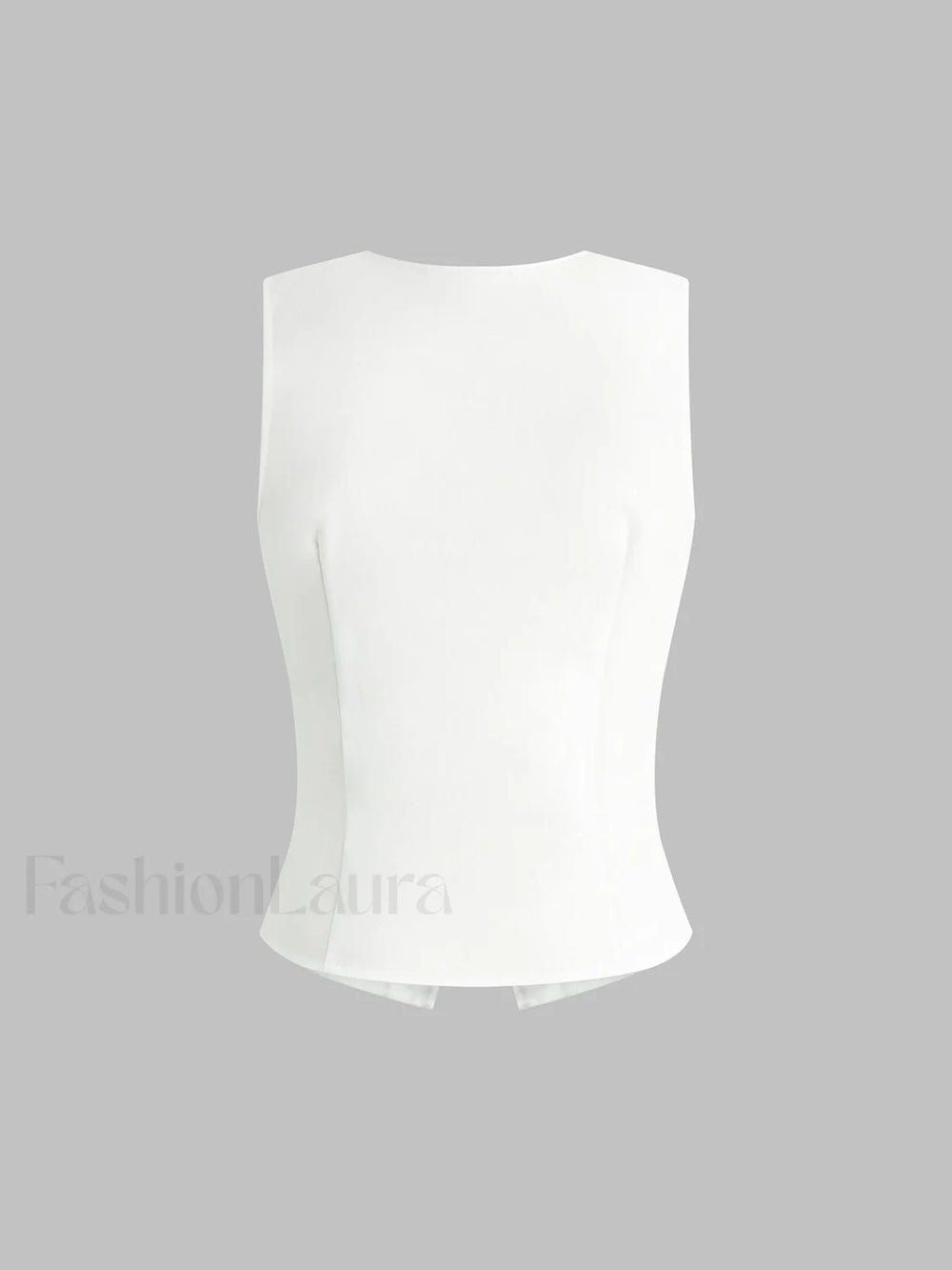 Linen Blends Button Up Tank Top Tank Tops & Camis