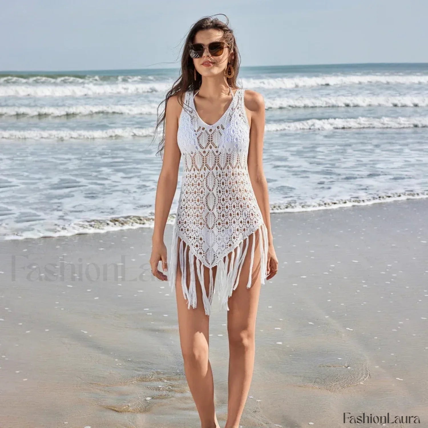 Long Sleeve Shirt Beach Cover Up