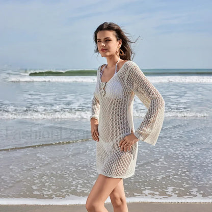 Long Sleeve Shirt Beach Cover Up