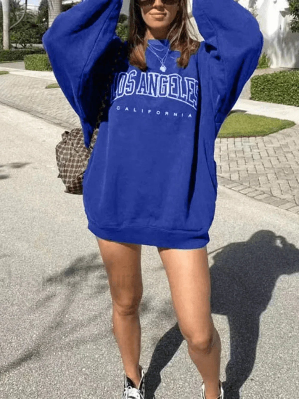 Los Angeles Graphic Sweatshirt Sweatshirts & Hoodies L