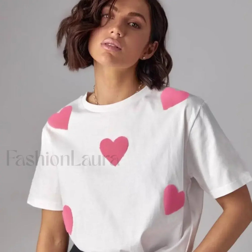 Lover Print White & Black T Shirt