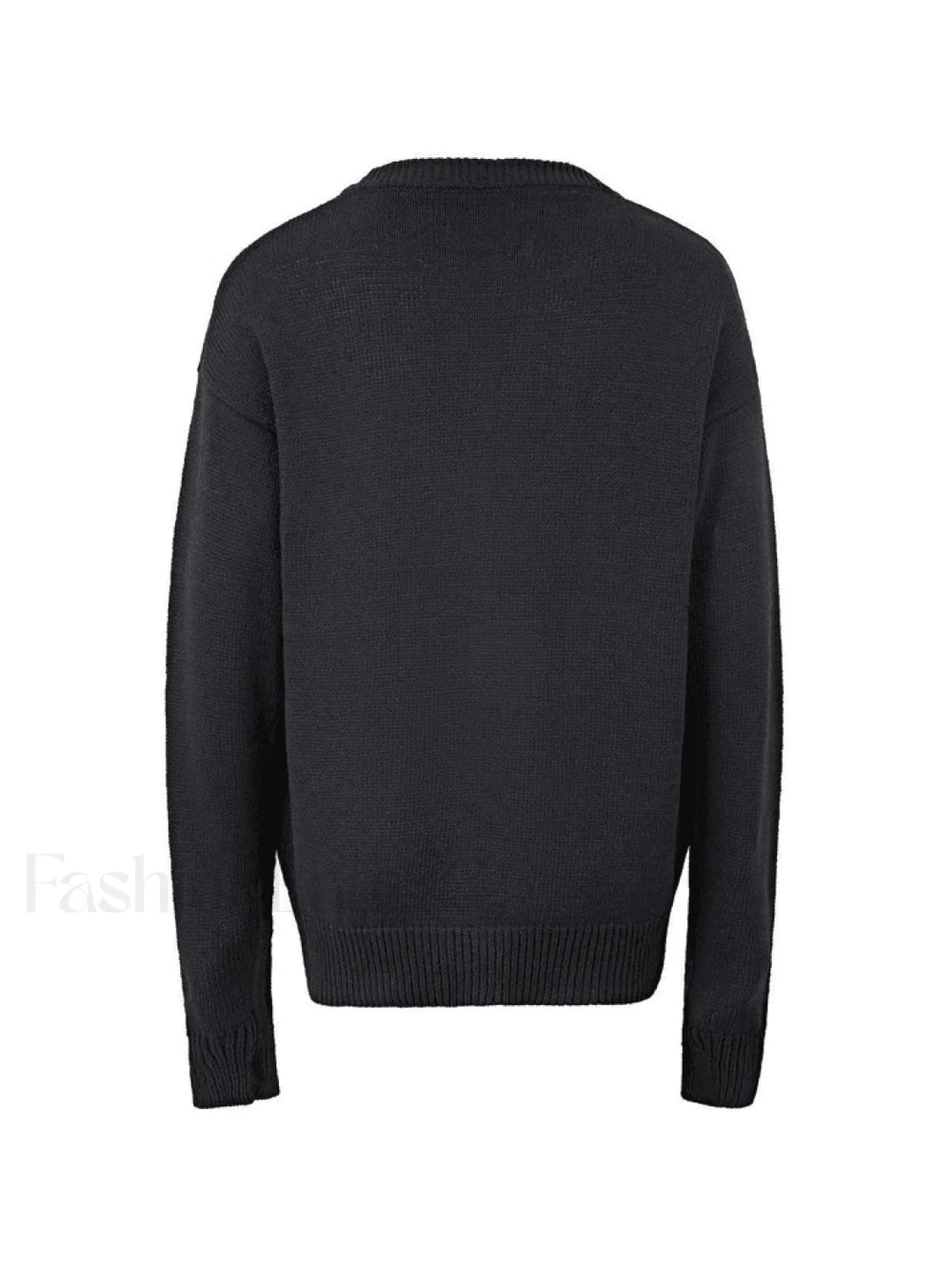 Men’s Cartoon Long Sleeve Knit Sweater Sweaters