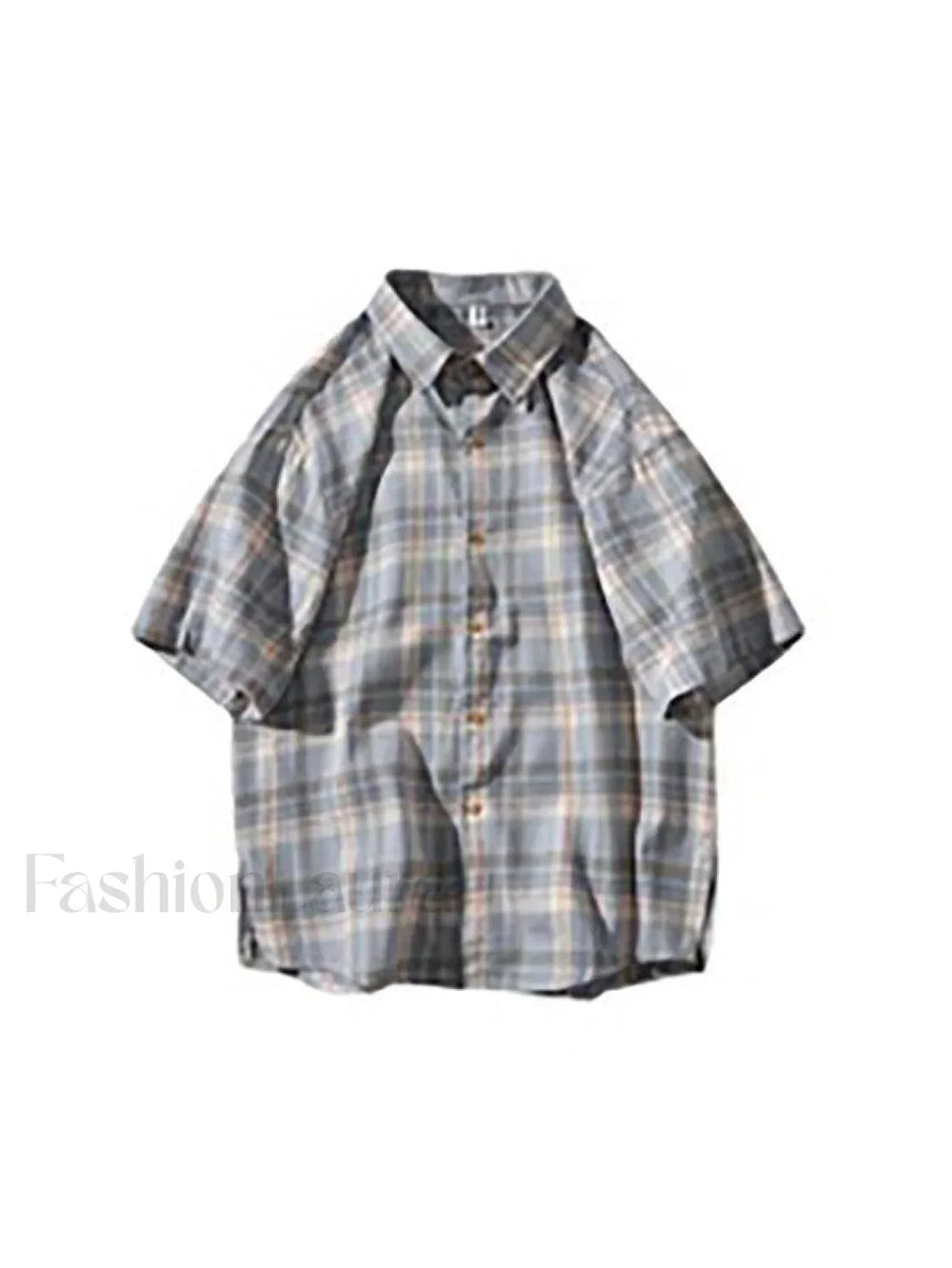 Men’s Checkered Print Shirt Shirts