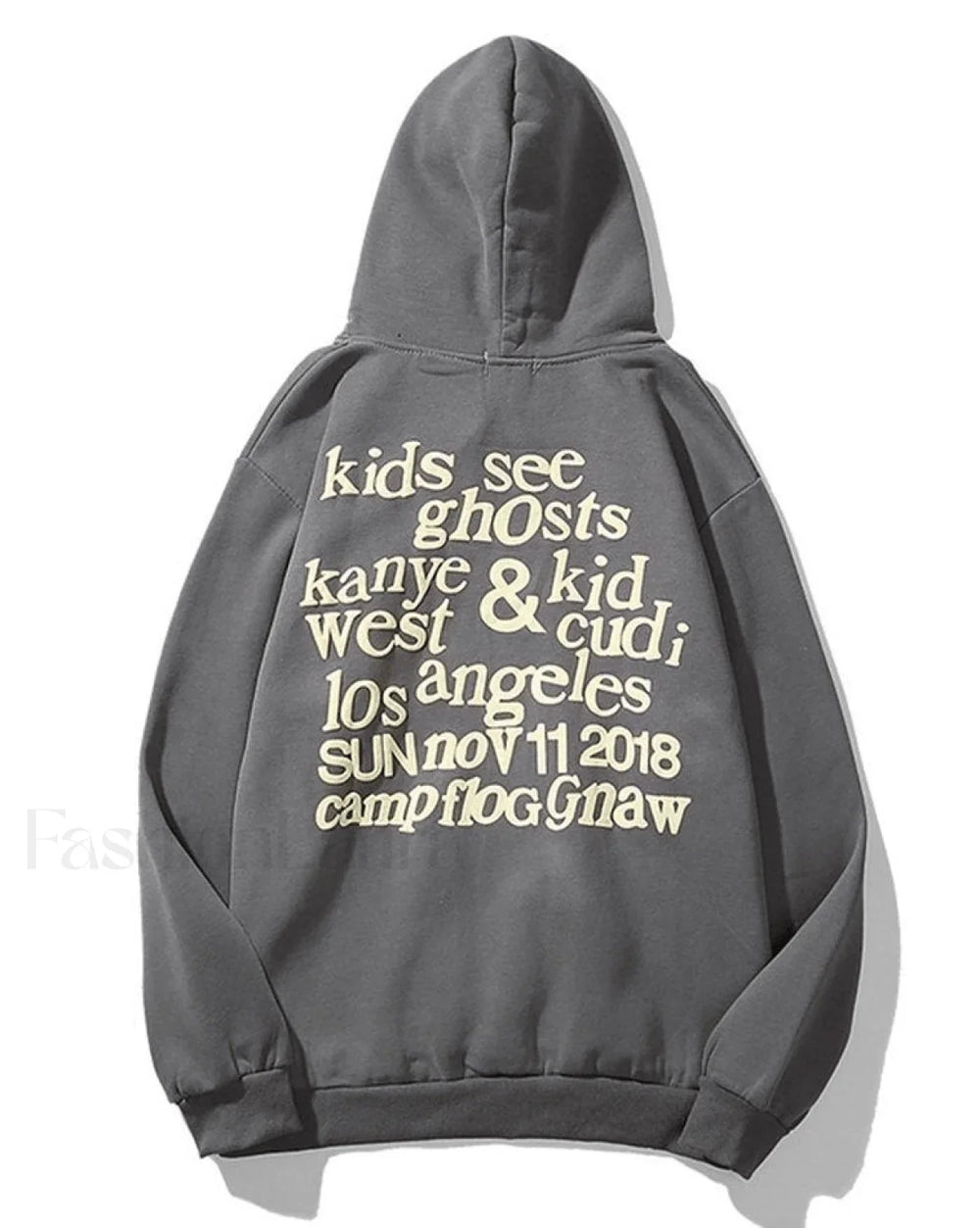 Men’s Graffiti Letter Print Hoodie Gray / S Sweatshirts & Hoodies L