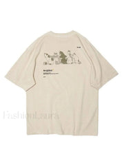 Men’s Kitten Short Sleeve Tee Tops&Tees