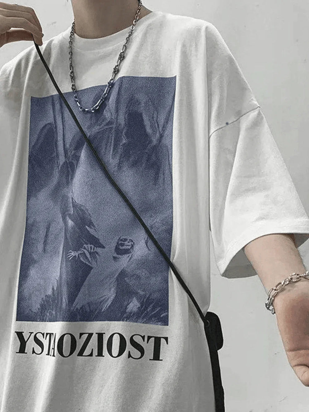 Men’s Mist Ghost Graphic Tee Tops&Tees