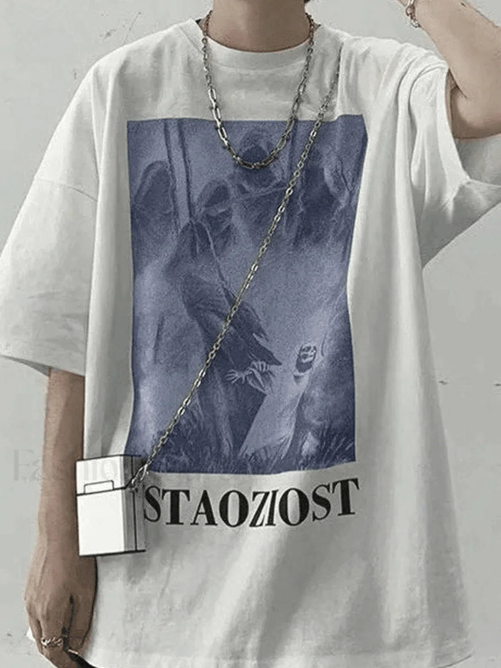 Men’s Mist Ghost Graphic Tee Tops&Tees