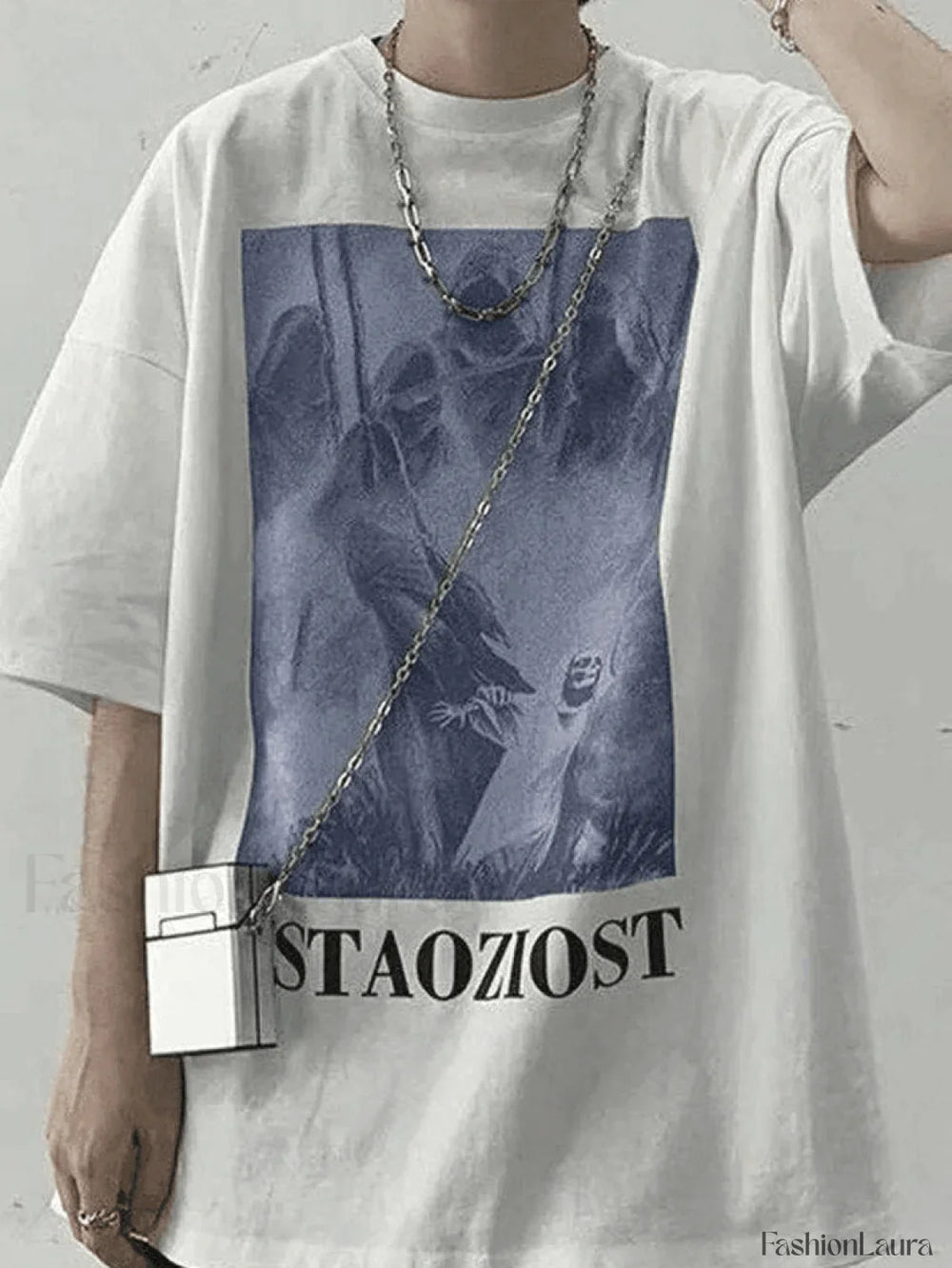 Men’s Mist Ghost Graphic Tee Tops&Tees