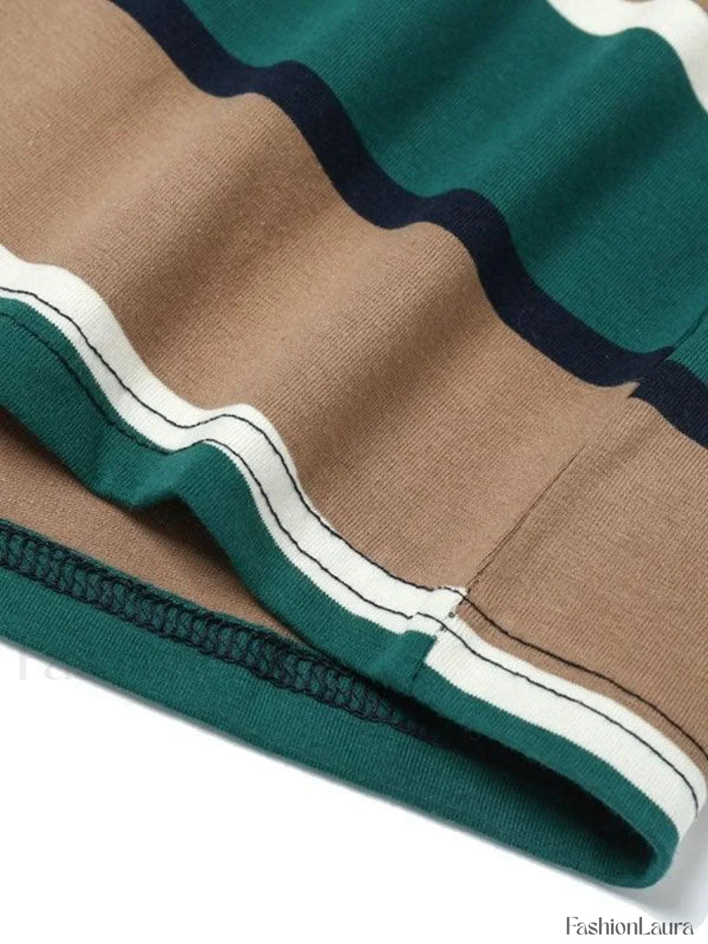 Men’s Vintage Striped Tee Tops&Tees