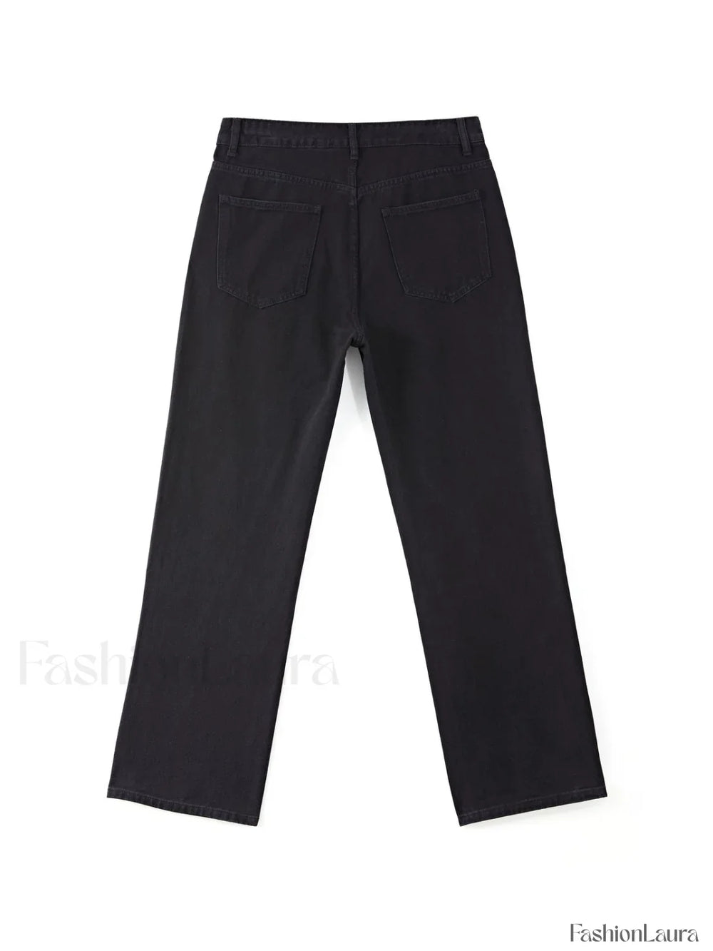 Men’s Washed Revenge Straight Leg Jeans loose jeans