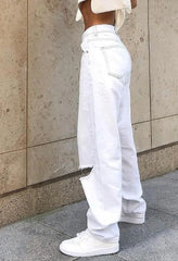 Mid Rise Extra Ripped Jeans Jeans