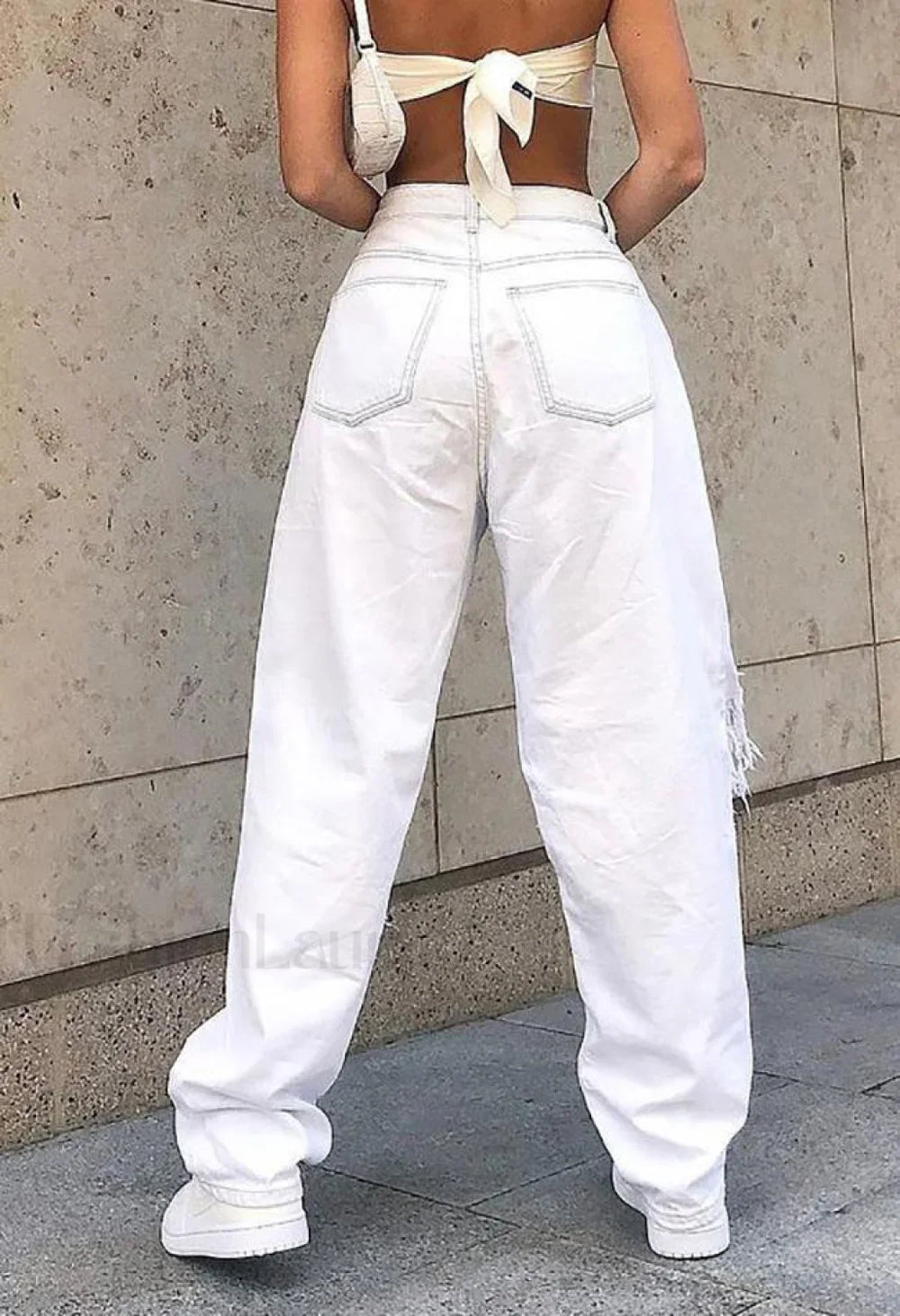 Mid Rise Extra Ripped Jeans Jeans