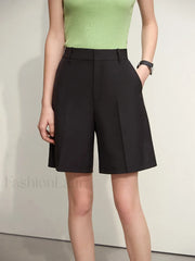 Minimalism Professional Style Solid Straight Casual Short