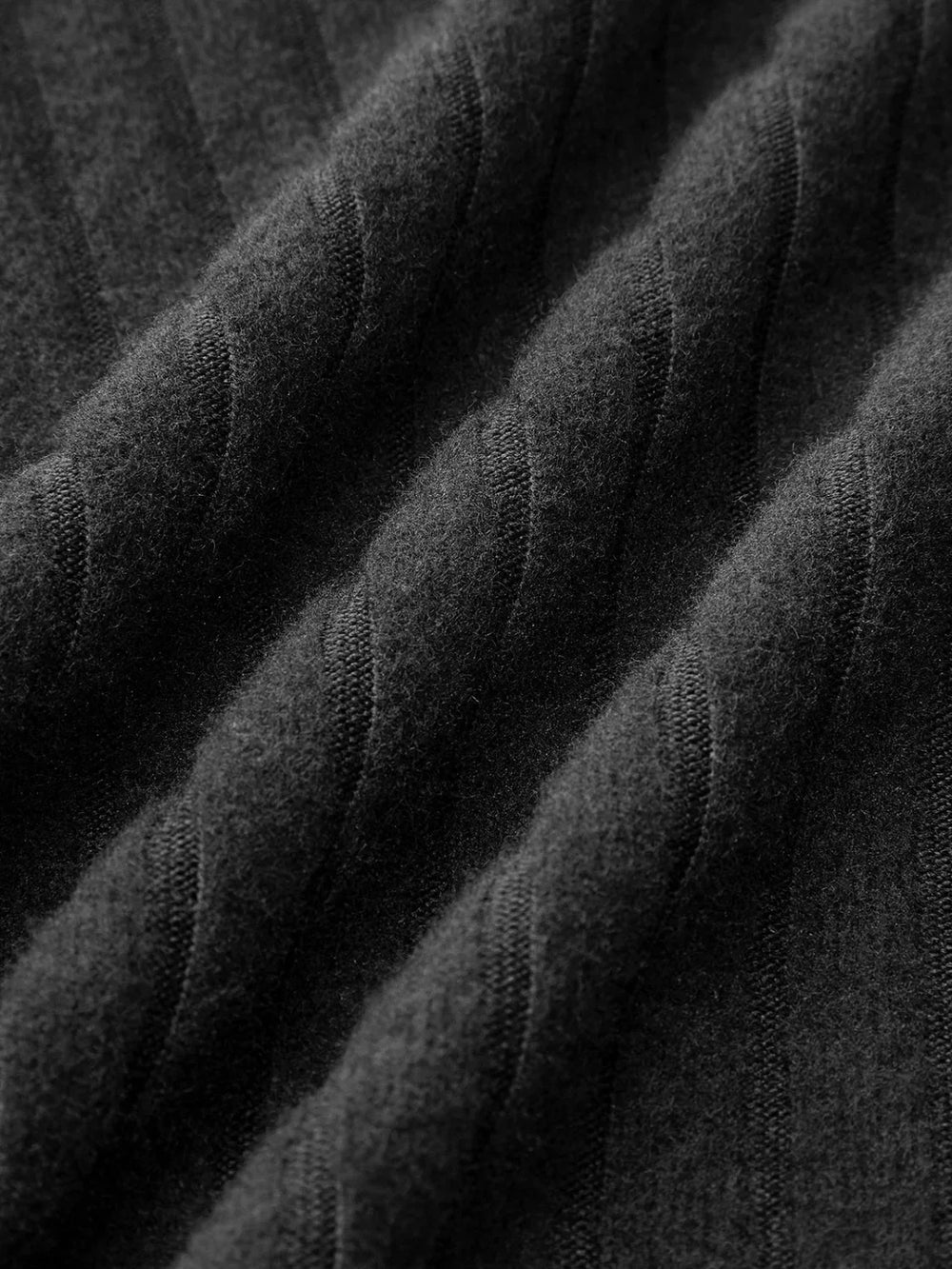 Mock Neck Ribbed Short Dress Dresses