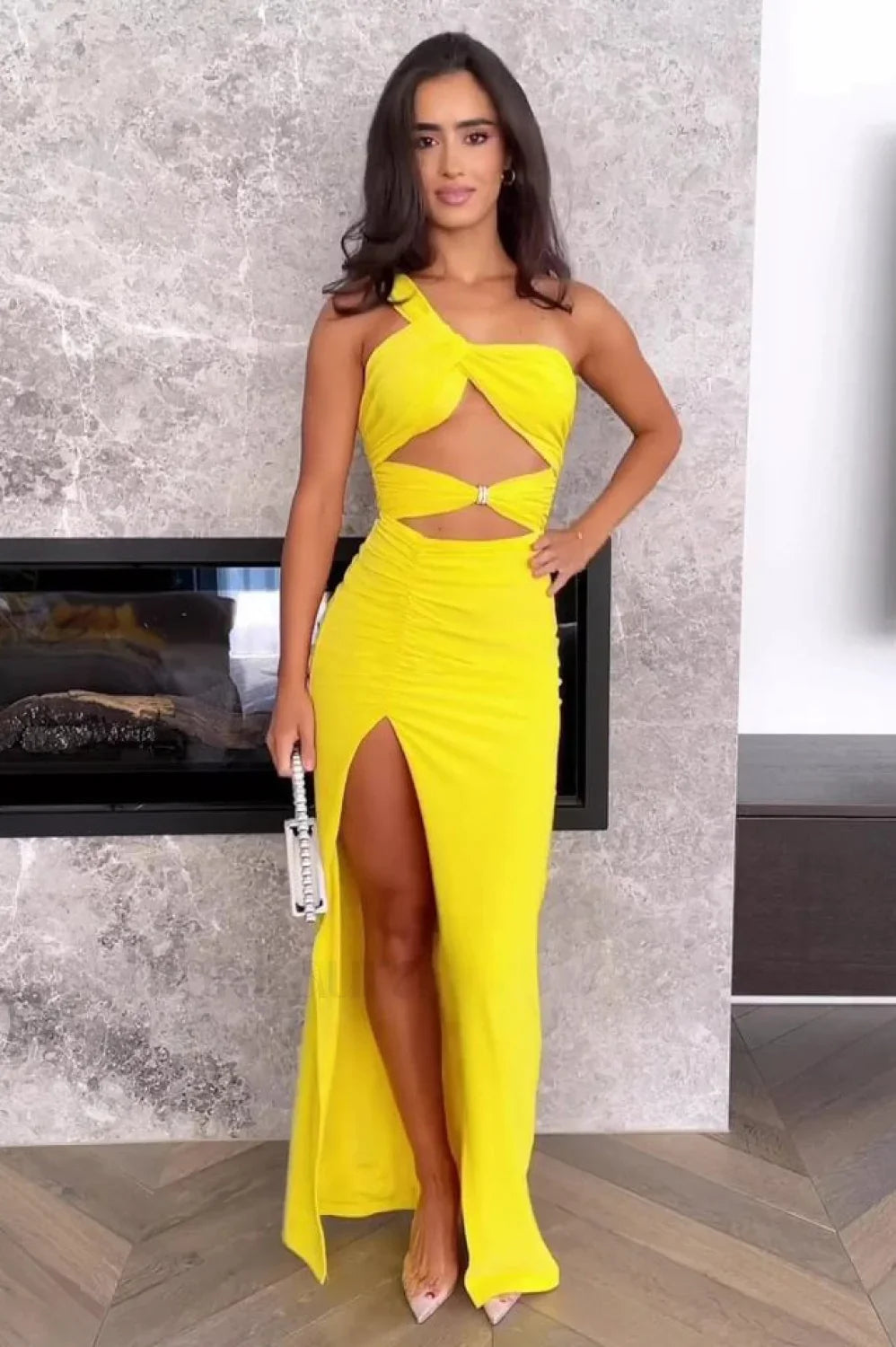 Natalie Elegant Maxi Dress Party Dresses L