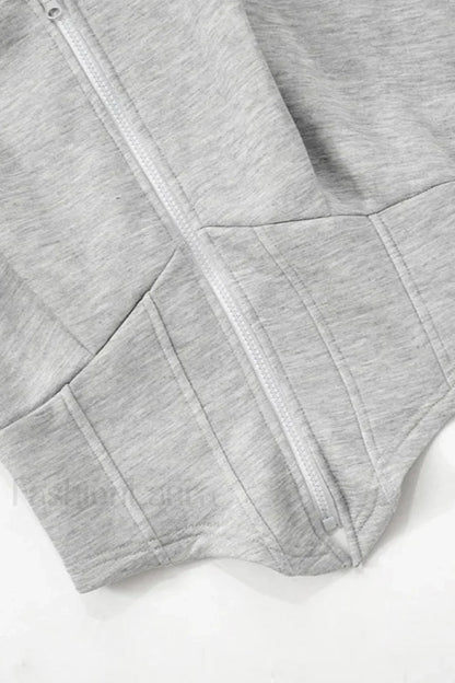 New Streetwear Fleece Zipper Hoodie