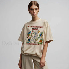 New Zealand Cartoon Summer Loose Casual T Shirt