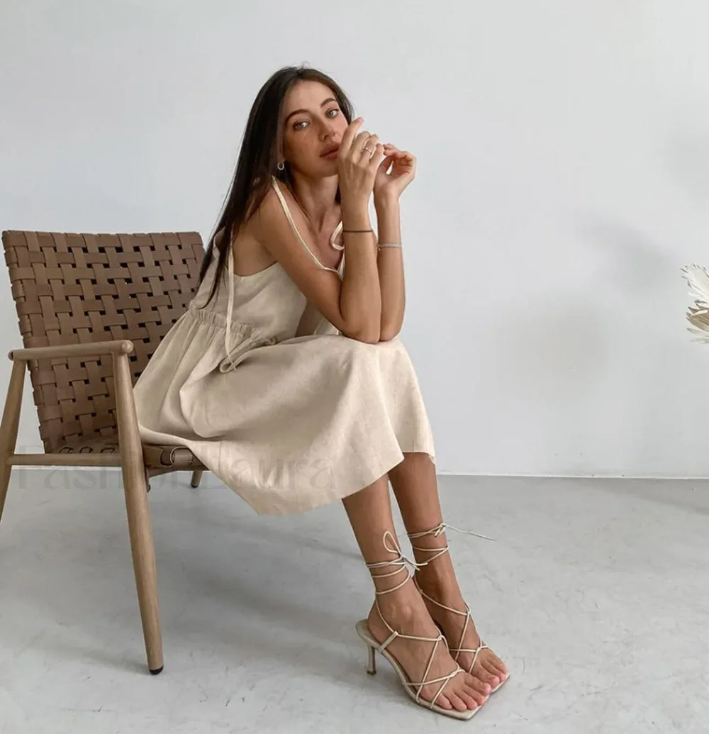 Off Shoulder Lace Up Slim Mini Dress