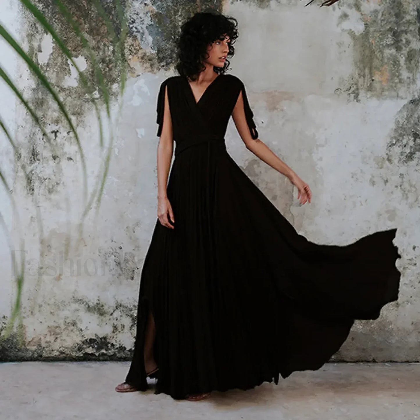 Ombre Tassel Beach Shirt Cover Up BLACK / One Size