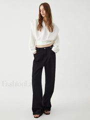 Oversized Solid Graceful Long Sleeve Blouse Blouses