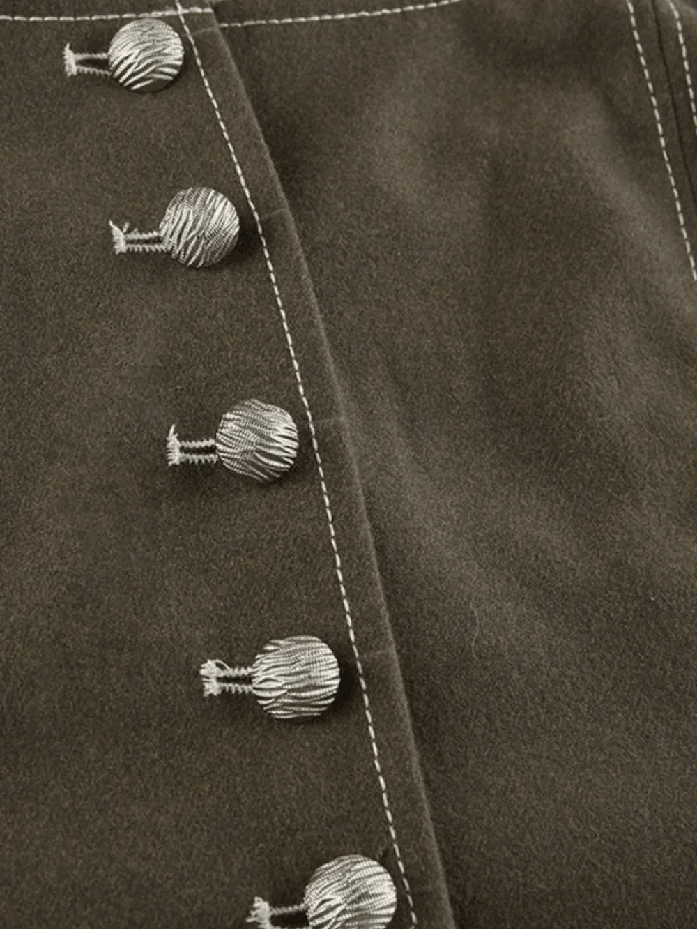 Paneled Lace Button Front Corset Top Shirts