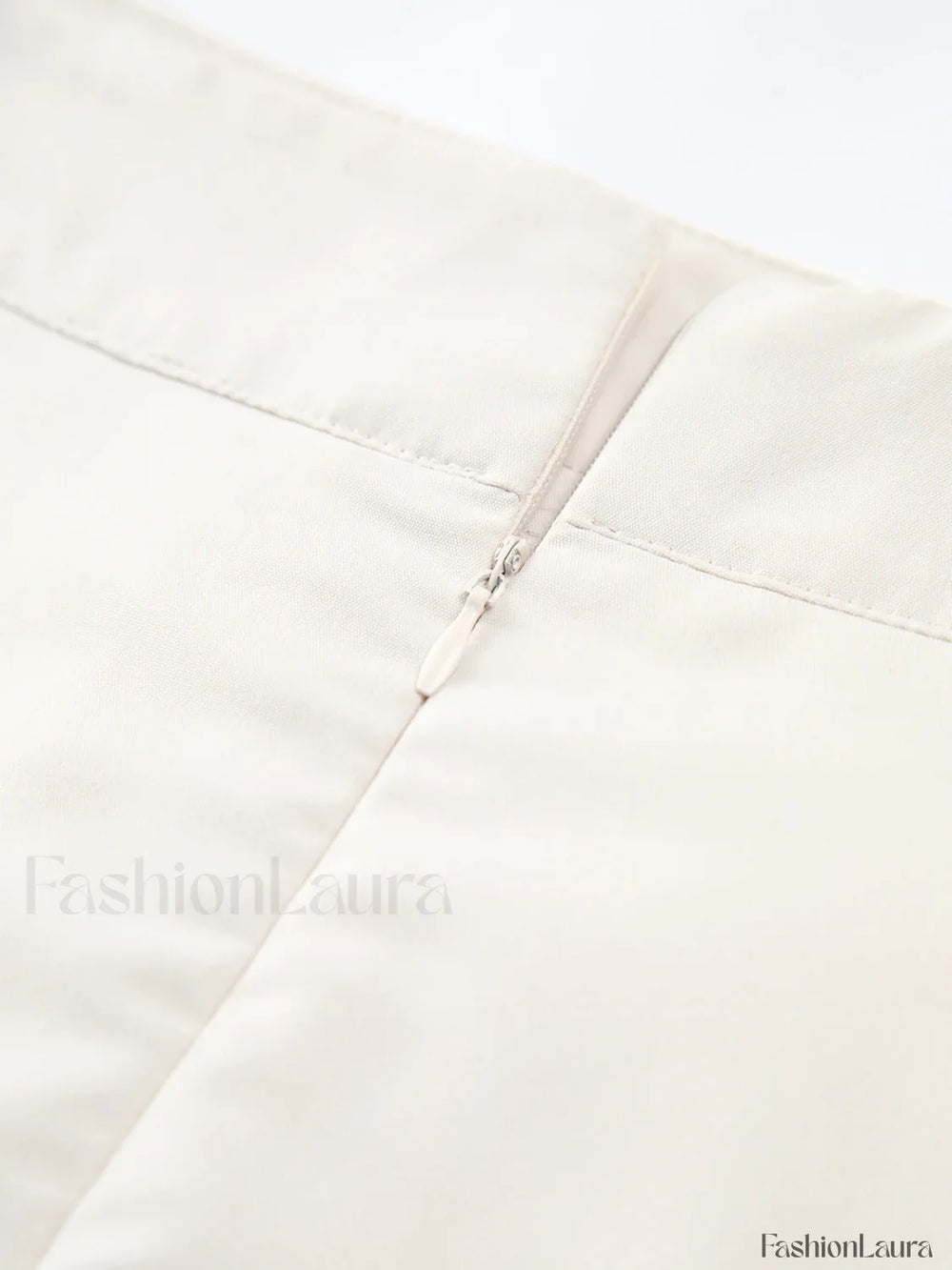 Patchwork Asymmetrical Pleated Buttoned Midi Skirt Skirts