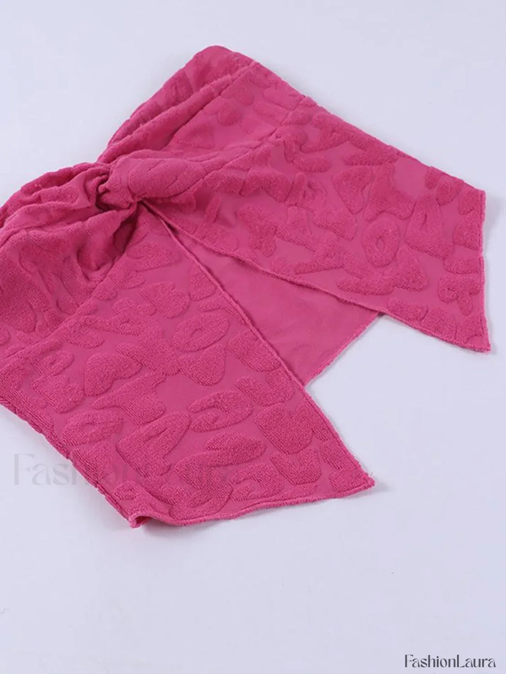 Patchwork Knitted Bandeau Top Tops&Tees