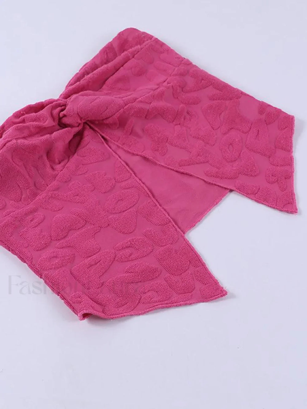 Patchwork Knitted Bandeau Top Tops&Tees