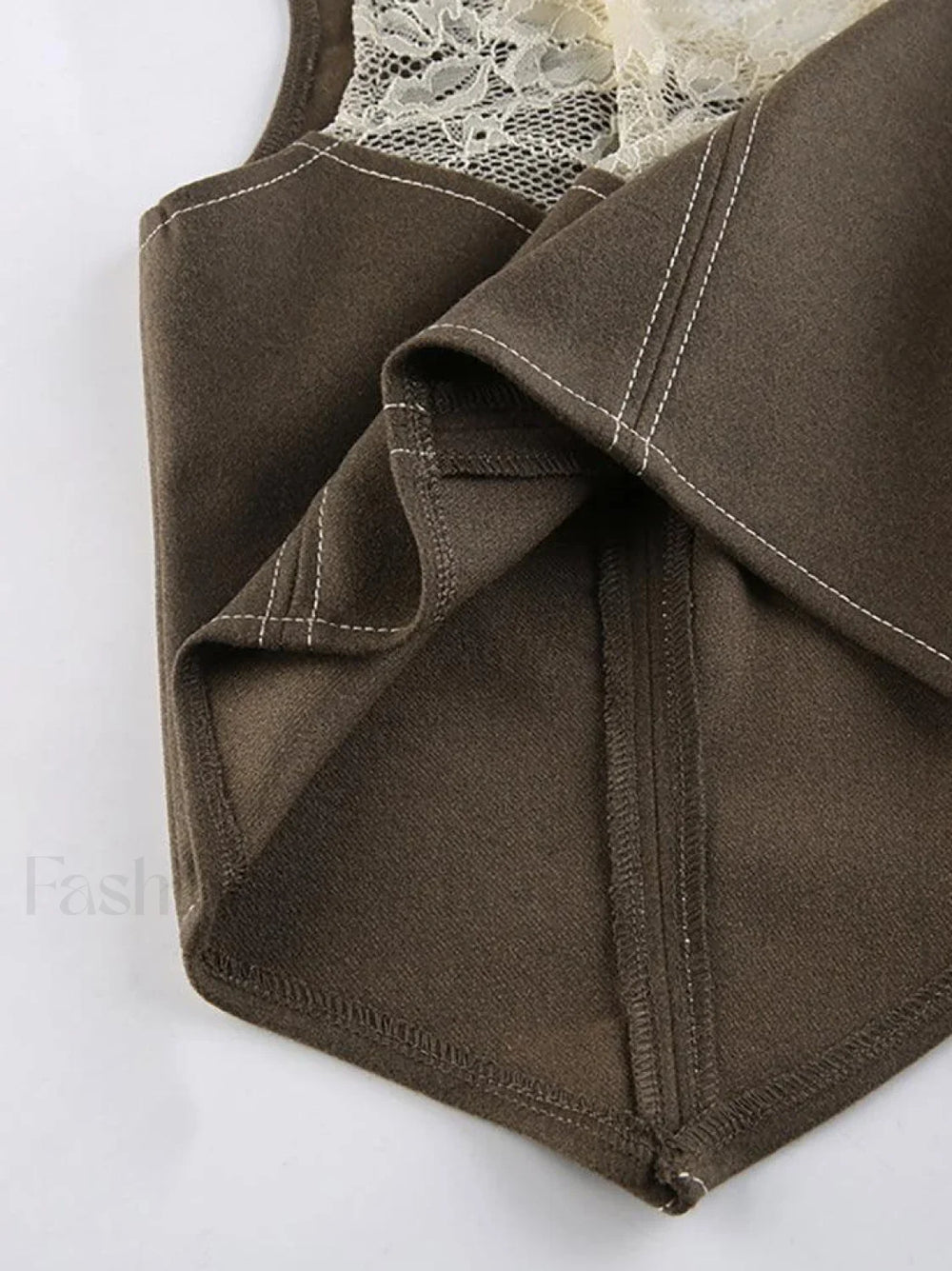 Patchwork Lace Corset Top Tops&Tees