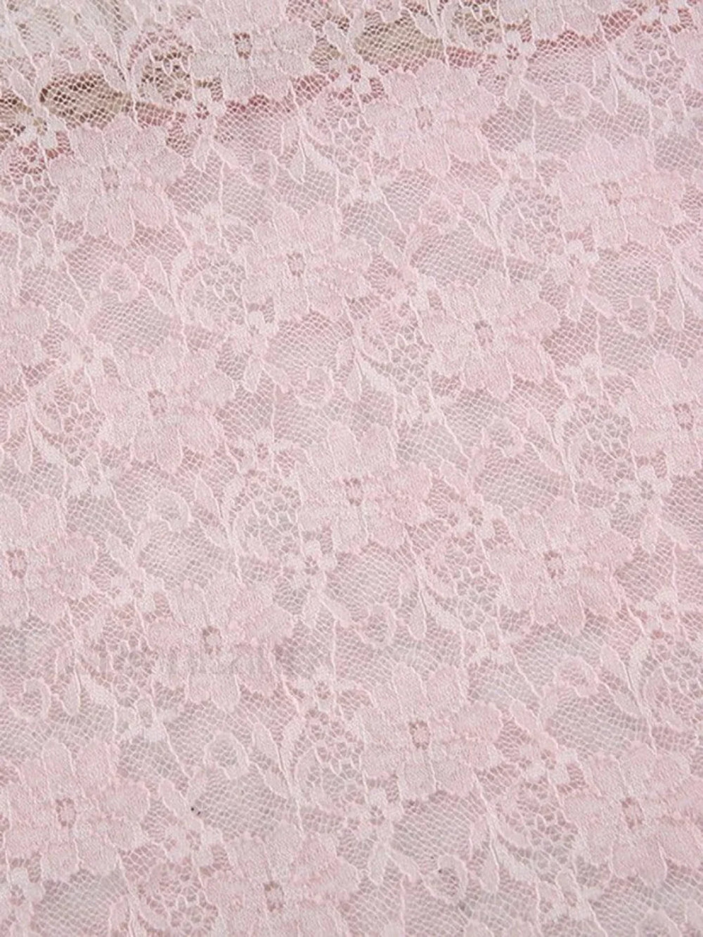 Patchwork Lace Trim Crop Top Tops&Tees