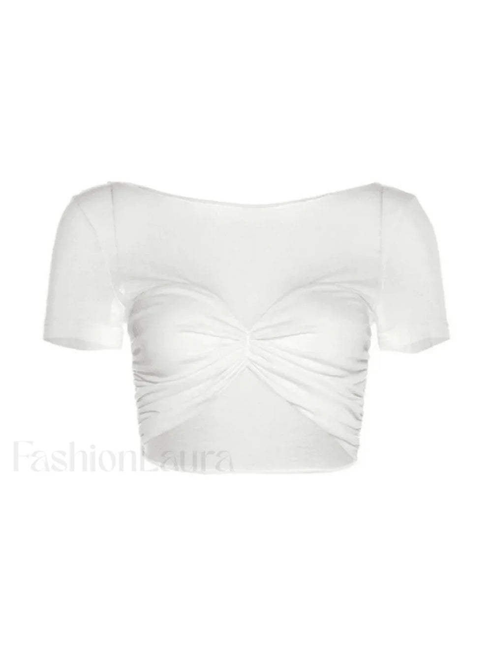 Patchwork See Through Bardot Top Tops&Tees